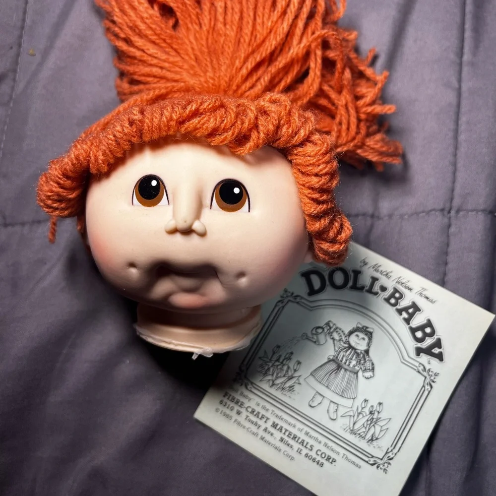 Vintage Doll Baby Heads‎ Lot of 5 | 1984 Martha Nelson Thomas New Cabbage Patch